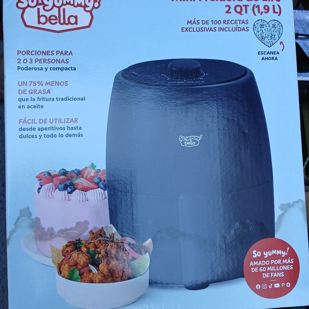 Sugary Bella Black Air Fryer
